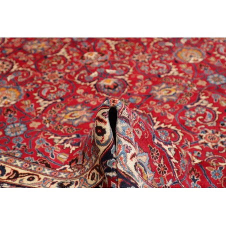 Tappeto Mashad Persia marrone giallo 295x388