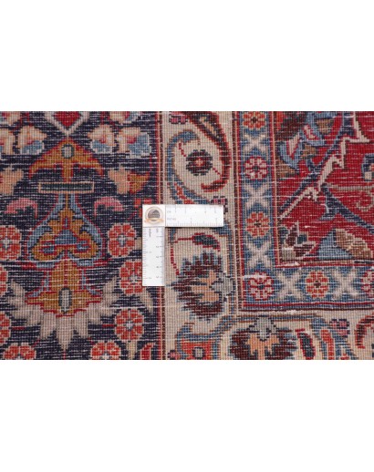 Tappeto Mashad Persia marrone giallo 295x388