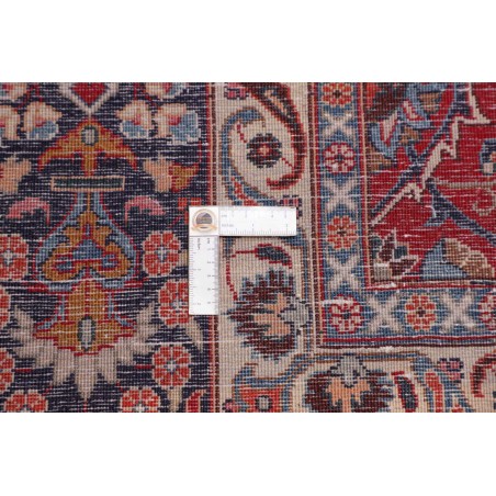 Tappeto Mashad Persia marrone giallo 295x388