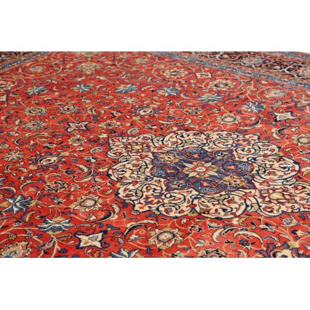 Tappeto Sarough Persia marrone giallo 248x372