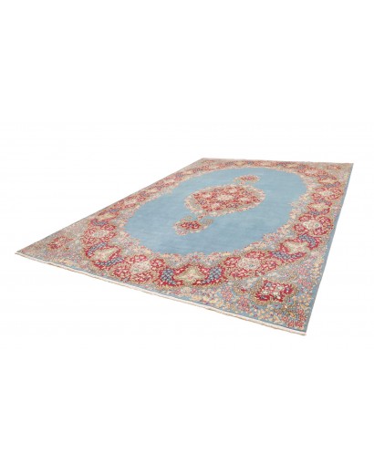 Tappeto Kerman Persia azzurro 280x385