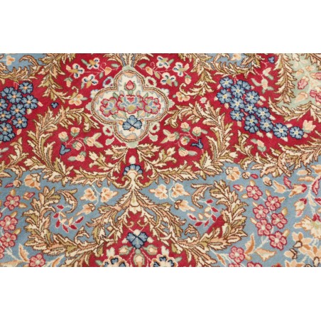 Tappeto Kerman Persia azzurro 280x385