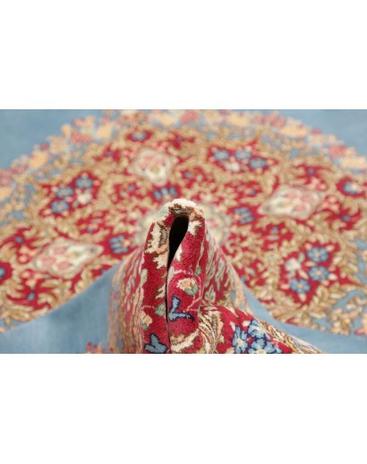 Tappeto Kerman Persia azzurro 280x385