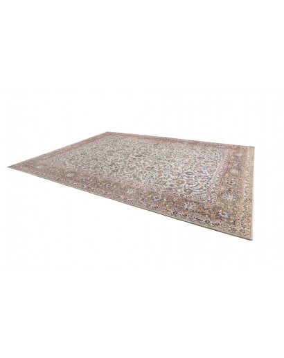 Tappeto Kashan Persia azzurro verde 303x410