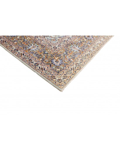 Tappeto Kashan Persia azzurro verde 303x410