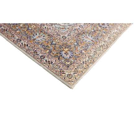 Tappeto Kashan Persia azzurro verde 303x410
