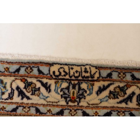 Tappeto Kashan Persia azzurro verde 303x410