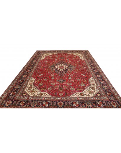 Tappeto Tabriz Persia marrone giallo 248x334
