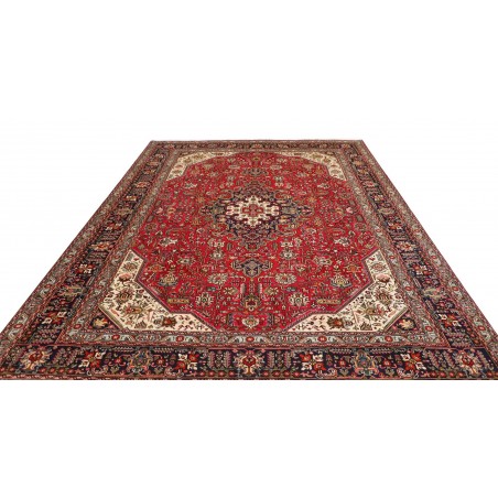 Tappeto Tabriz Persia marrone giallo 248x334