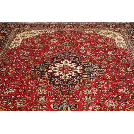 Tappeto Tabriz Persia marrone giallo 248x334