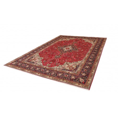 Tappeto Tabriz Persia marrone blu 245x344
