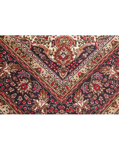 Tappeto Tabriz Persia marrone blu 245x344