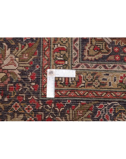 Tappeto Tabriz Persia marrone blu 245x344