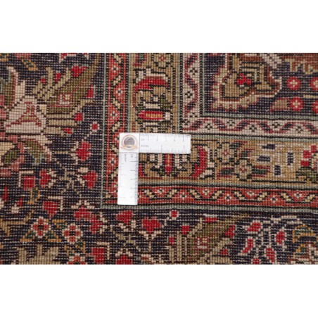 Tappeto Tabriz Persia marrone blu 245x344