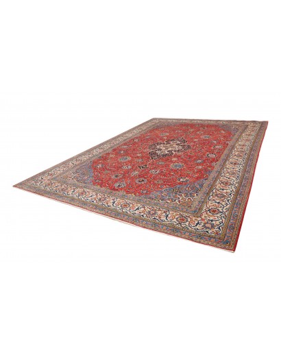 Tappeto Sarough Persia rosso grigio 303x415