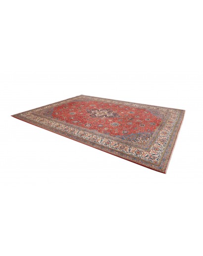 Tappeto Sarough Persia rosso grigio 303x415