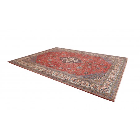 Tappeto Sarough Persia rosso grigio 303x415