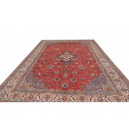Tappeto Sarough Persia rosso grigio 303x415