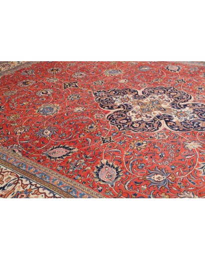 Tappeto Sarough Persia rosso grigio 303x415
