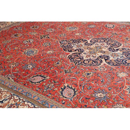 Tappeto Sarough Persia rosso grigio 303x415
