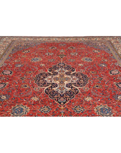 Tappeto Sarough Persia rosso grigio 303x415