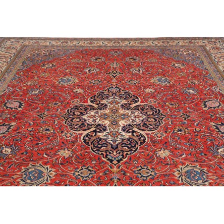 Tappeto Sarough Persia rosso grigio 303x415